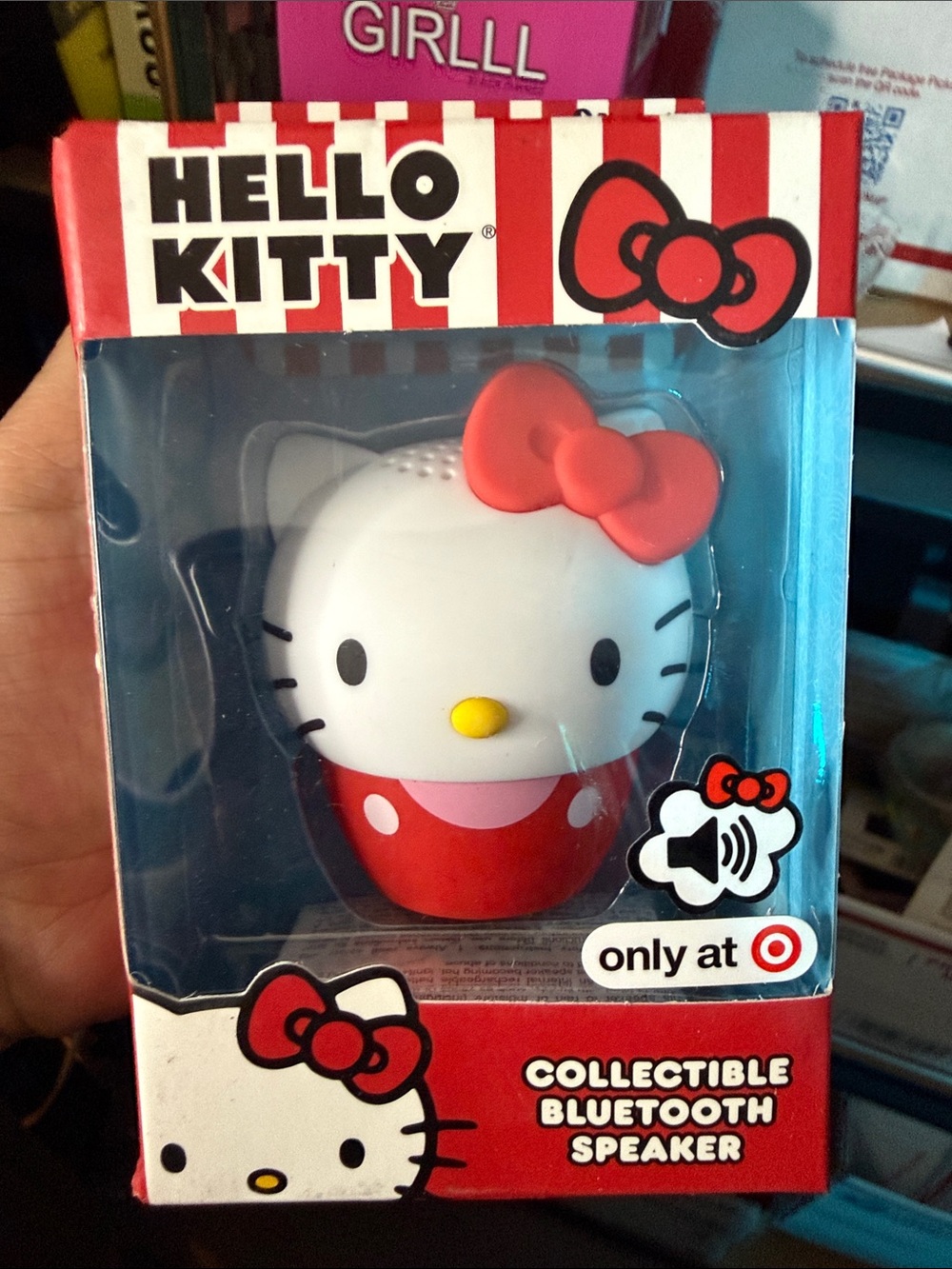 Hello Kitty Red and White Collectible Bluetooth Speaker
